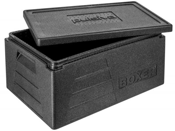 ThermoBox schwarz, 12023, Innen 350 x 350 x 175 mm, Essen